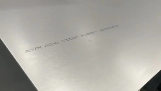 S32205 S32304 S31803 DIN1.4462 022cr23ni5mon 2507 S32750 1.4410 S32760 Placa de acero dúplex Placa de acero inoxidable 2205